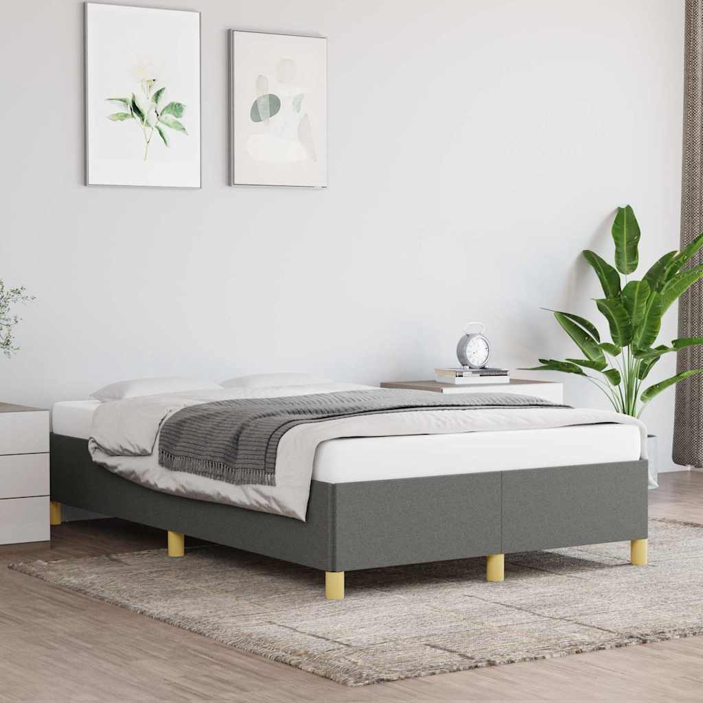 Giroletto senza Materasso Grigio Scuro 120x200 cm Tessuto