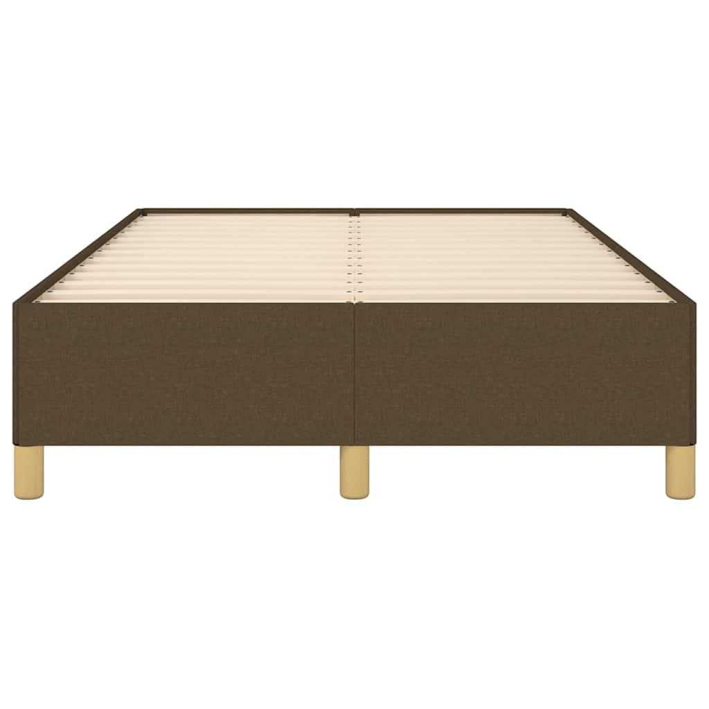 Giroletto senza Materasso Marrone Scuro 120x200 cm Tessuto