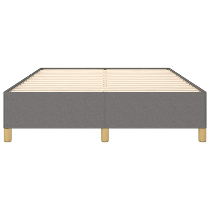 Giroletto senza Materasso Grigio Scuro 140x190 cm Tessuto