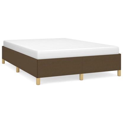 Giroletto senza Materasso Marrone Scuro 140x190 cm Tessuto | homemem39
