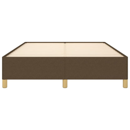 Giroletto senza Materasso Marrone Scuro 140x190 cm Tessuto | homemem39