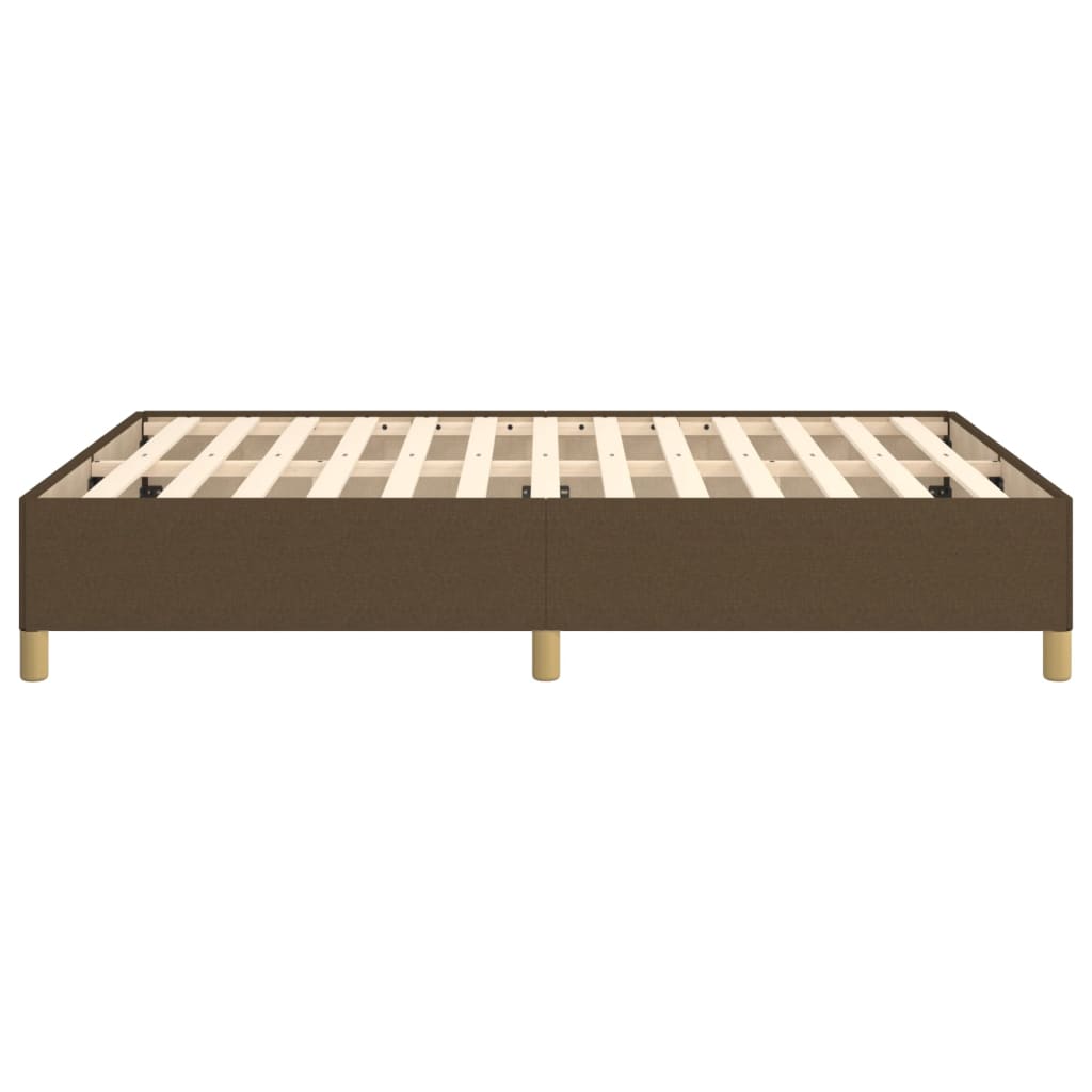 Giroletto senza Materasso Marrone Scuro 140x190 cm Tessuto | homemem39