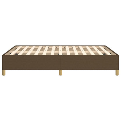 Giroletto senza Materasso Marrone Scuro 140x190 cm Tessuto | homemem39