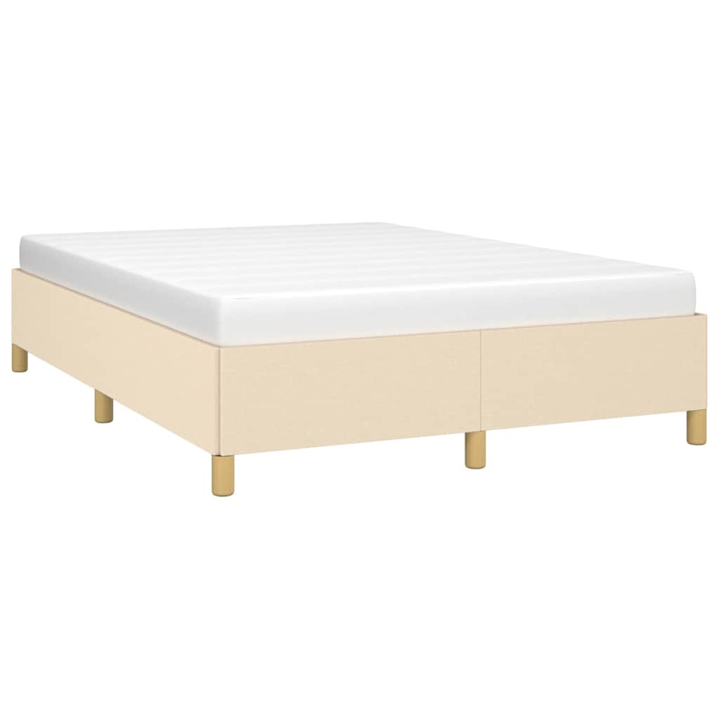 Giroletto senza Materasso Crema 140x190 cm in Tessuto
