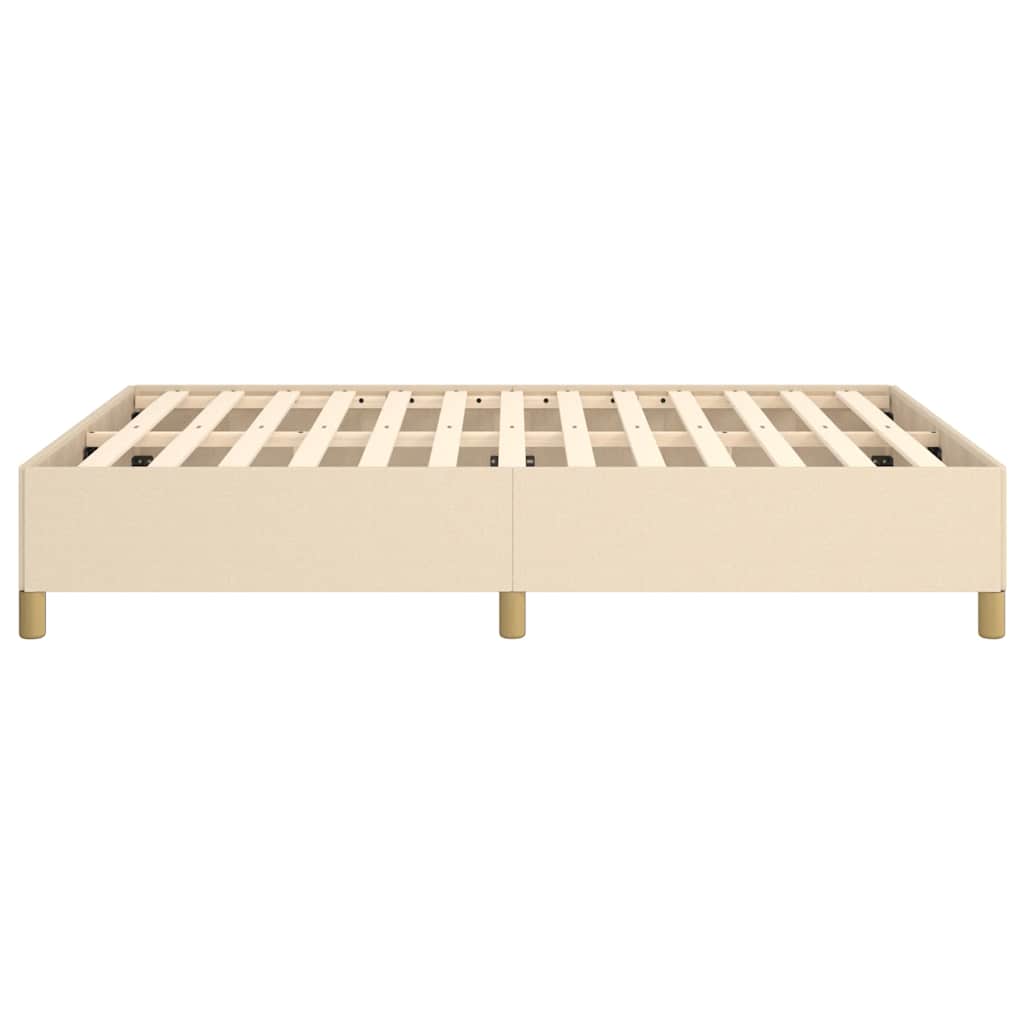 Giroletto senza Materasso Crema 140x190 cm in Tessuto