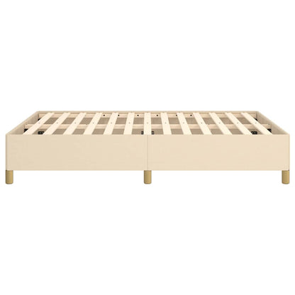 Giroletto senza Materasso Crema 140x190 cm in Tessuto