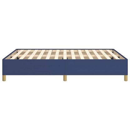 Giroletto senza Materasso Blu 140x190 cm in Tessuto