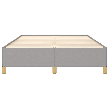 Giroletto senza Materasso Grigio Chiaro 140x200 cm Tessuto