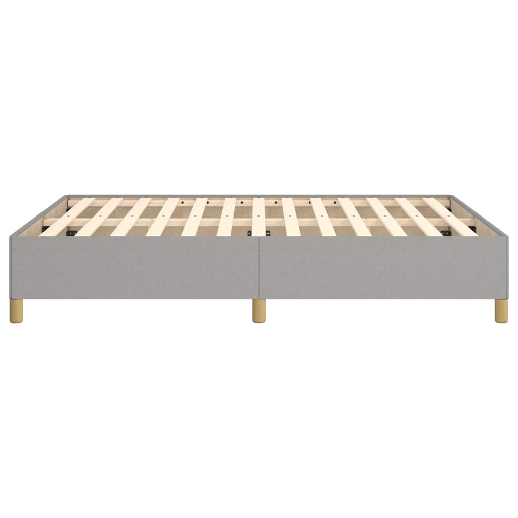 Giroletto senza Materasso Grigio Chiaro 140x200 cm Tessuto
