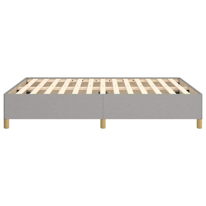 Giroletto senza Materasso Grigio Chiaro 140x200 cm Tessuto