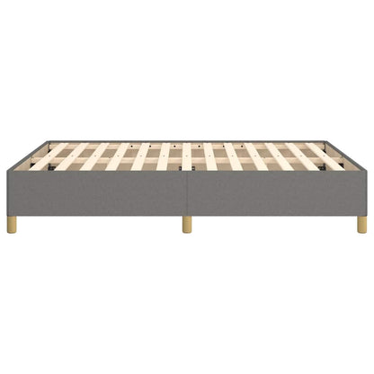 Giroletto senza Materasso Grigio Scuro 140x200 cm Tessuto