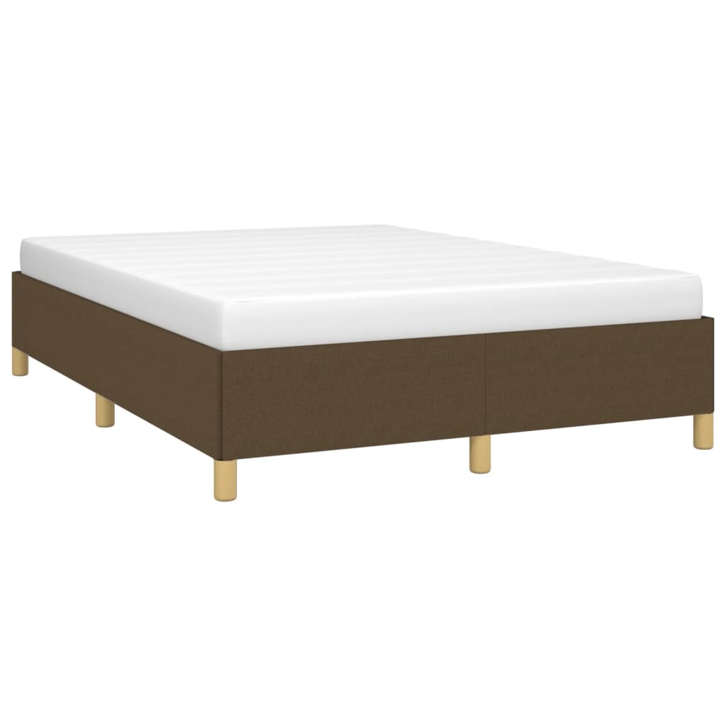 Giroletto senza Materasso Marrone Scuro 140x200 cm Tessuto | homemem39