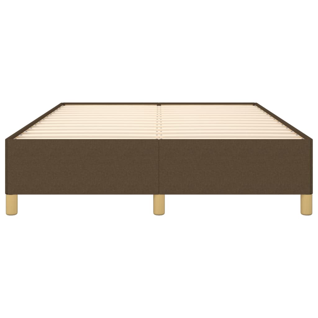 Giroletto senza Materasso Marrone Scuro 140x200 cm Tessuto | homemem39