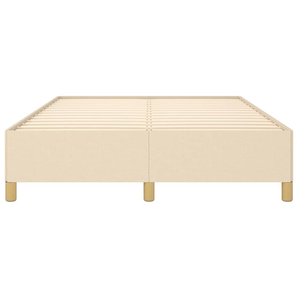 Giroletto senza Materasso Crema 140x200 cm in Tessuto