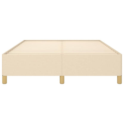 Giroletto senza Materasso Crema 140x200 cm in Tessuto