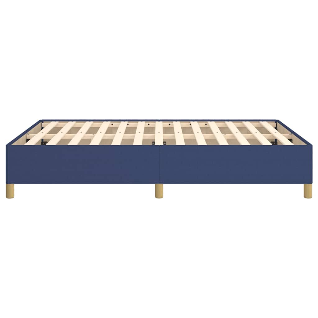 Giroletto senza Materasso Blu 140x200 cm in Tessuto