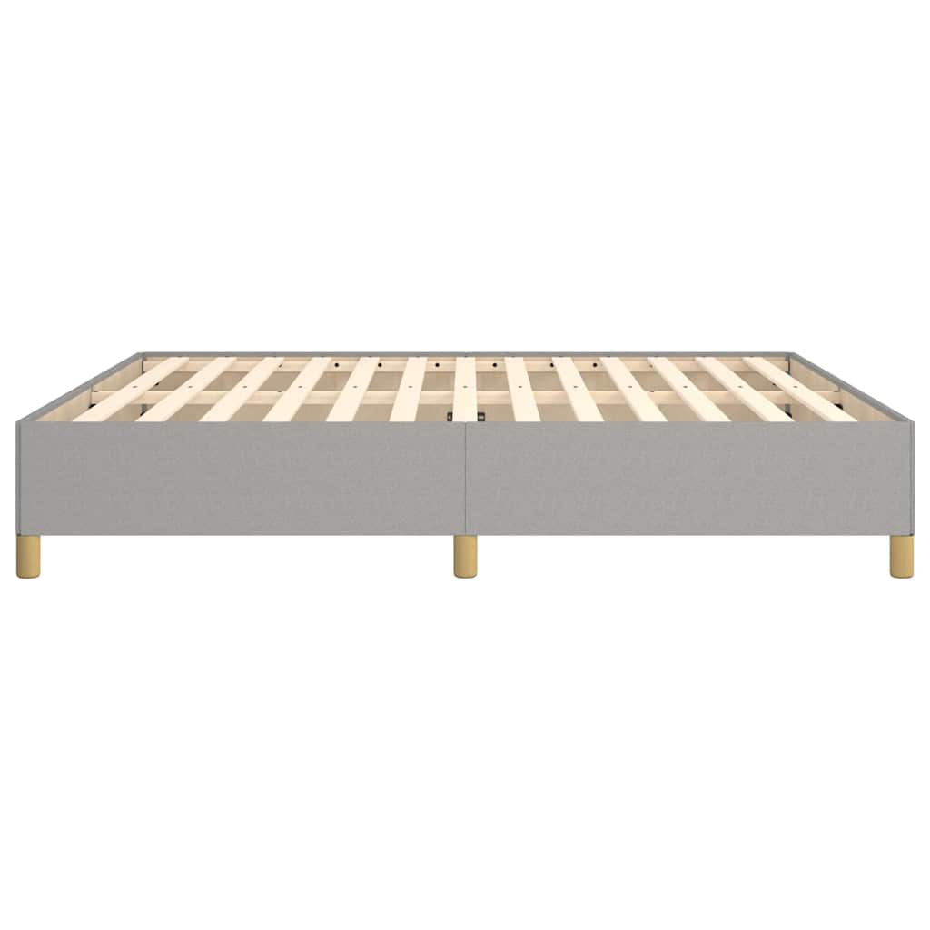 Giroletto senza Materasso Grigio Chiaro 160x200 cm Tessuto