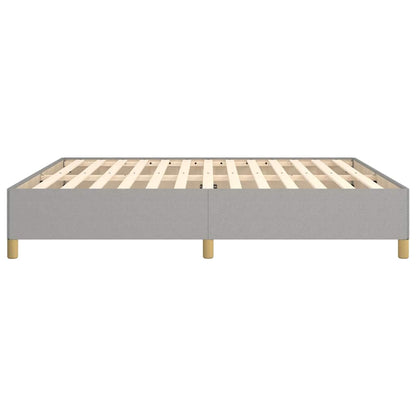 Giroletto senza Materasso Grigio Chiaro 160x200 cm Tessuto