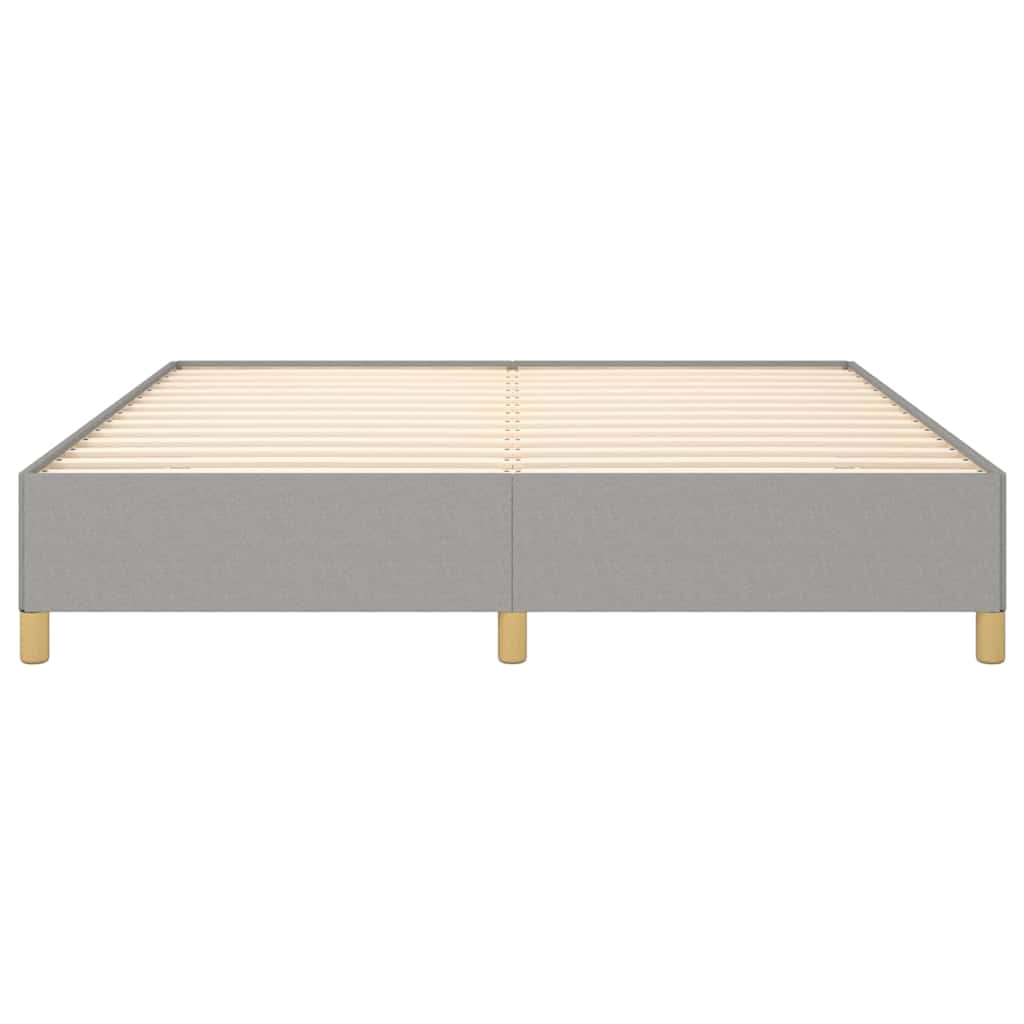 Giroletto senza Materasso Grigio Chiaro 180x200 cm Tessuto