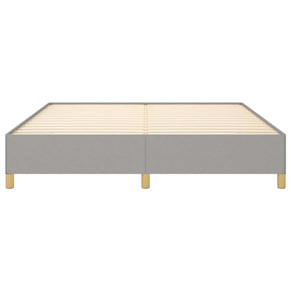 Giroletto senza Materasso Grigio Chiaro 180x200 cm Tessuto