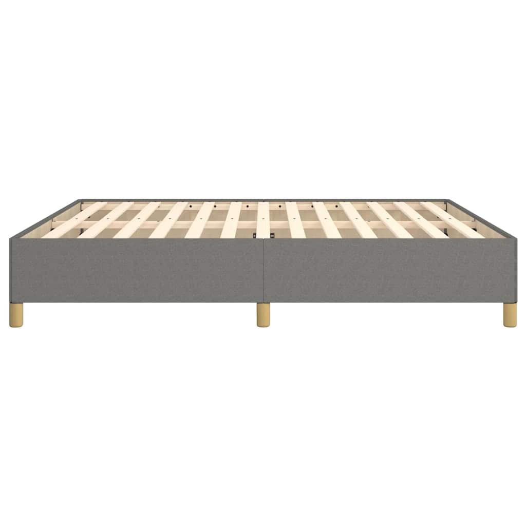 Giroletto senza Materasso Grigio Scuro 180x200 cm Tessuto