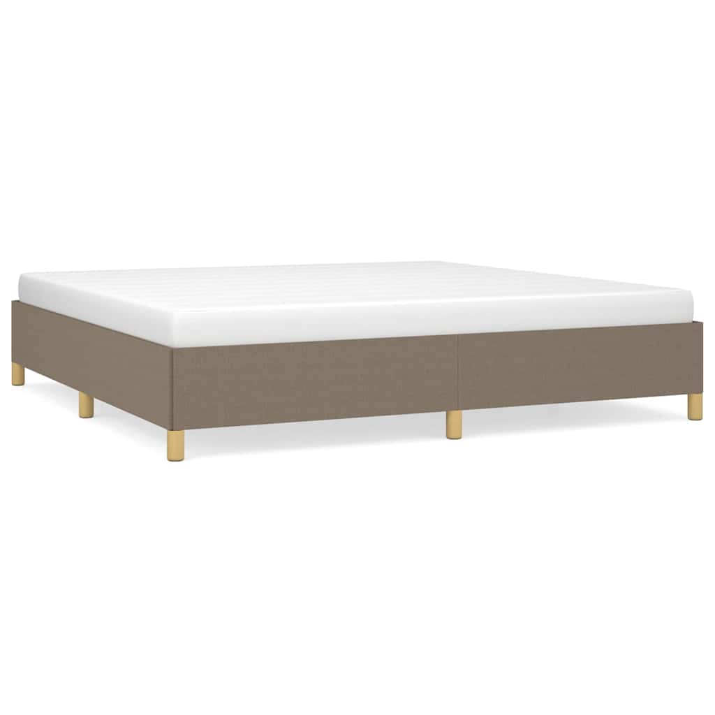 Giroletto senza Materasso Tortora 200x200 cm in Tessuto