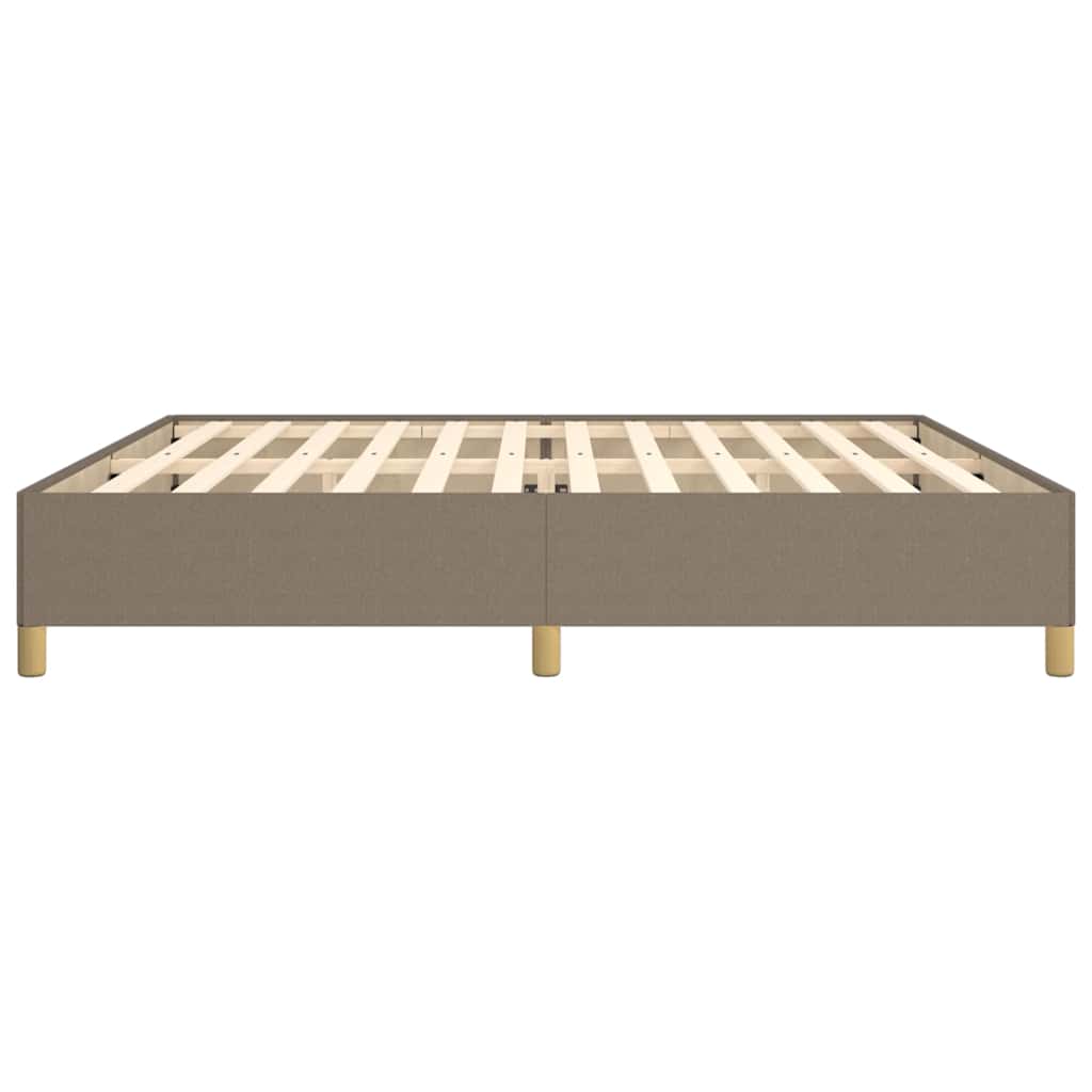 Giroletto senza Materasso Tortora 200x200 cm in Tessuto