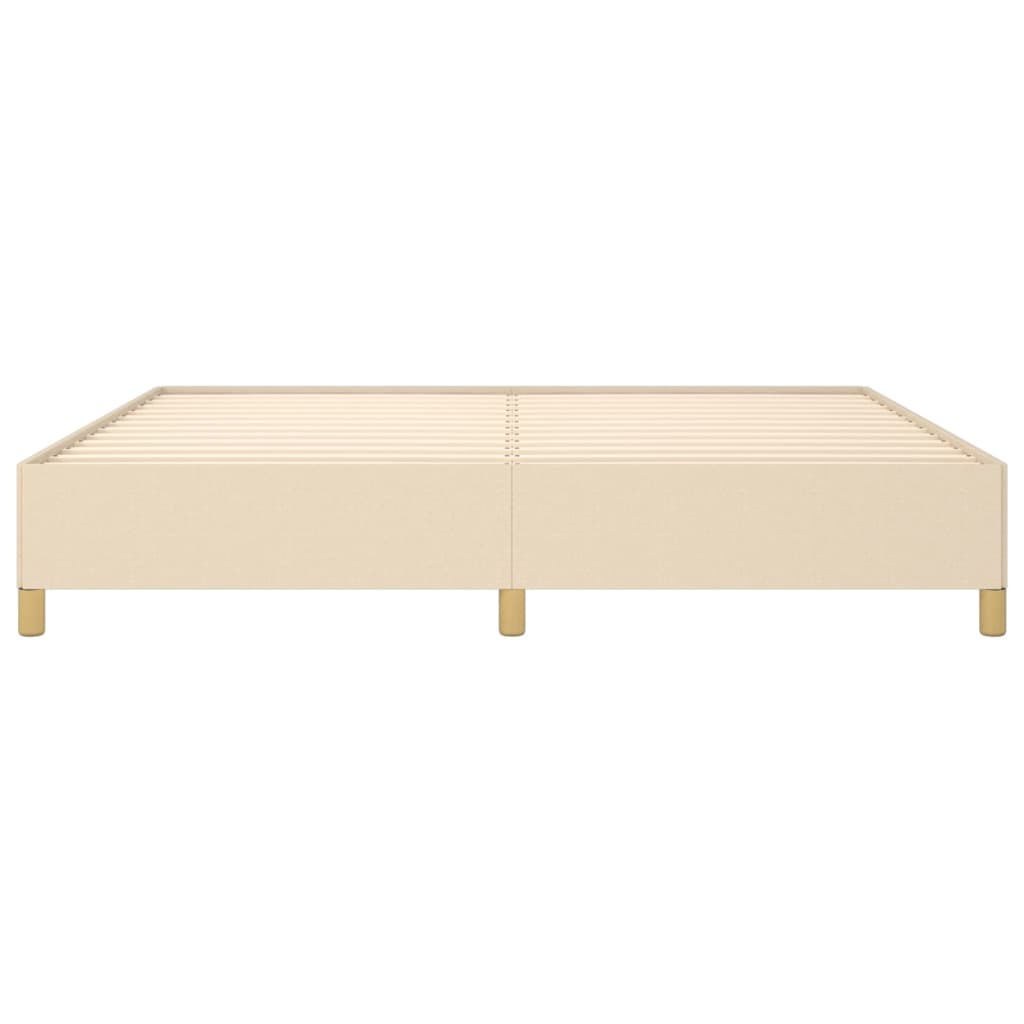 Giroletto senza Materasso Crema 200x200 cm in Tessuto - homemem39