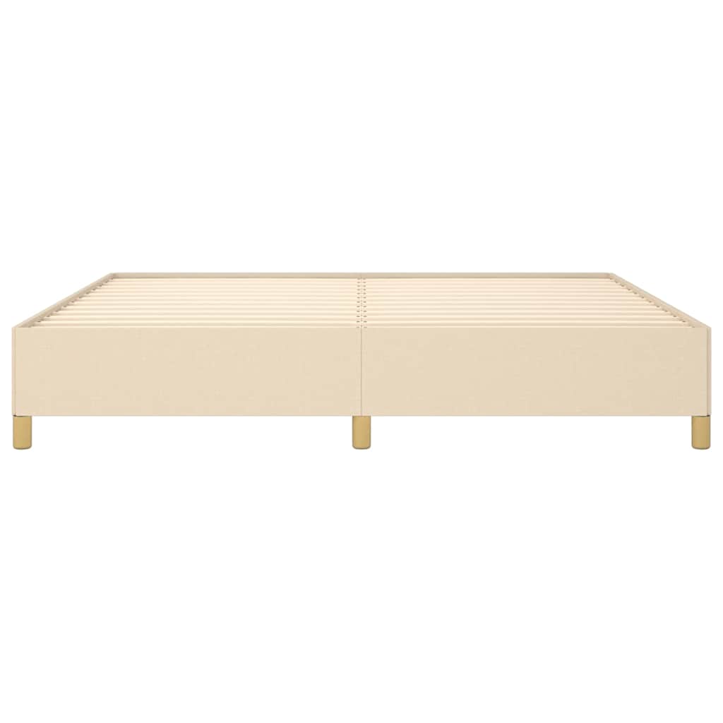 Giroletto senza Materasso Crema 200x200 cm in Tessuto