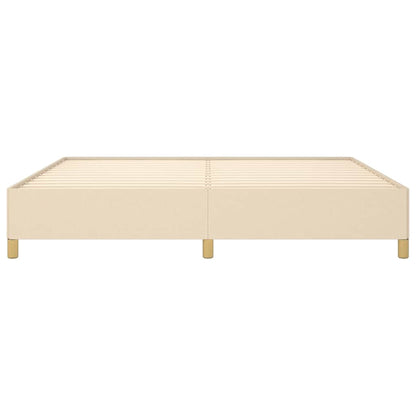 Giroletto senza Materasso Crema 200x200 cm in Tessuto