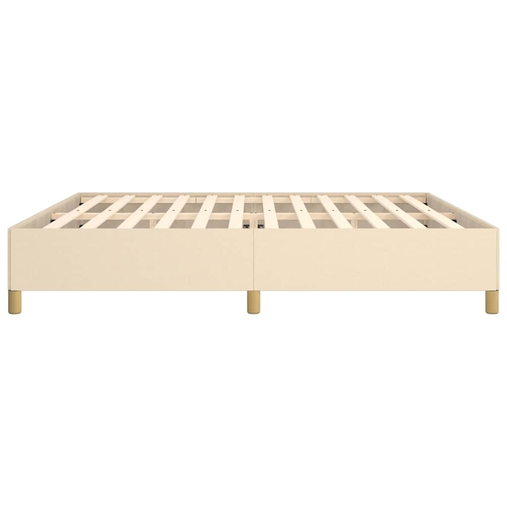 Giroletto senza Materasso Crema 200x200 cm in Tessuto
