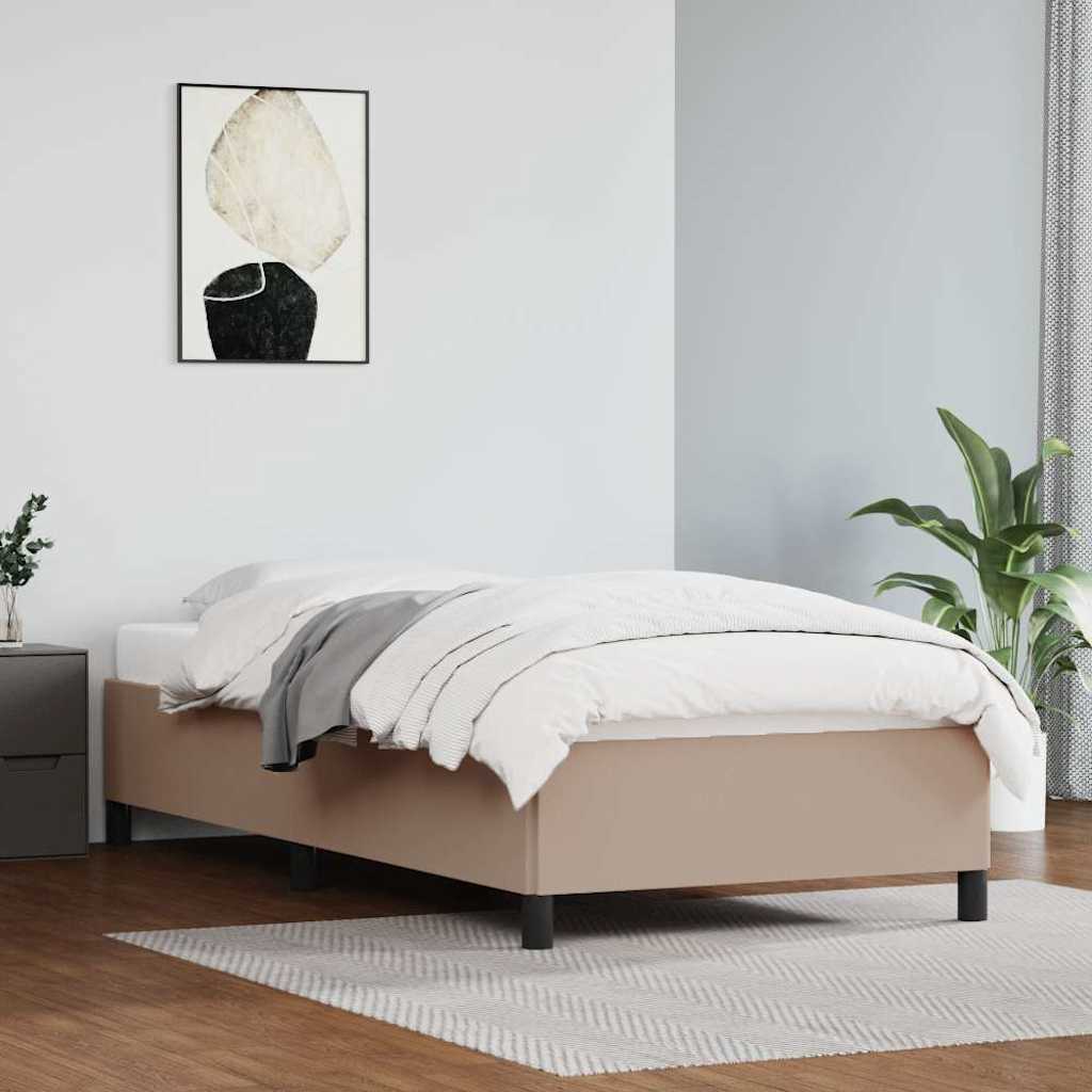Giroletto senza Materasso Cappuccino 80x200 cm in Similpelle