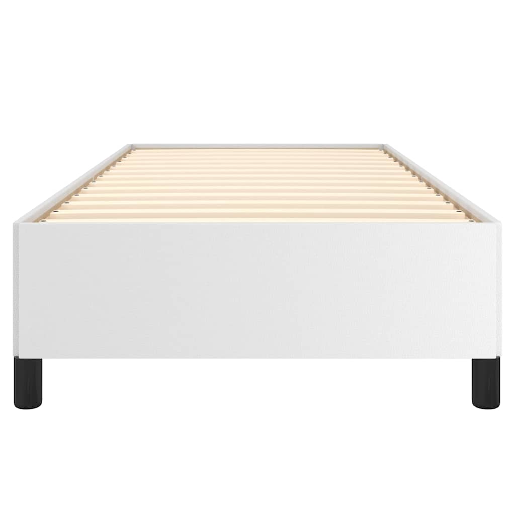 Giroletto senza Materasso Bianco 100x200 cm in Similpelle