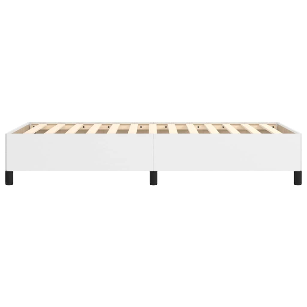 Giroletto senza Materasso Bianco 100x200 cm in Similpelle