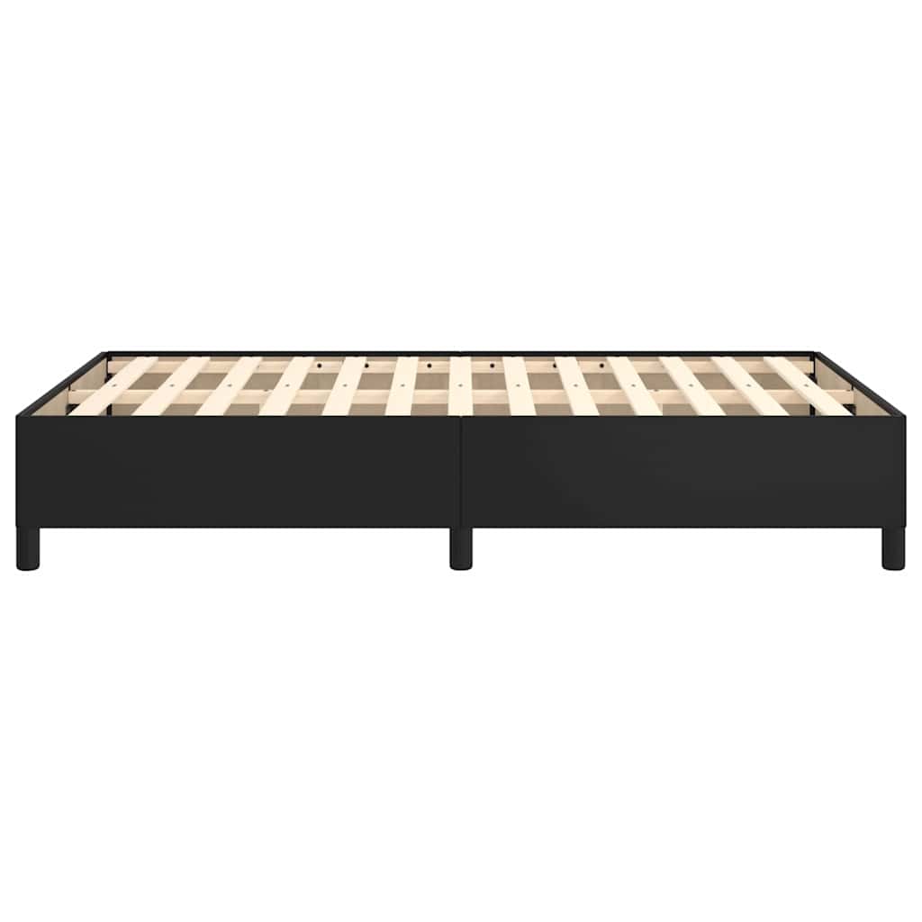 Giroletto senza Materasso Nero 120x200 cm in Similpelle