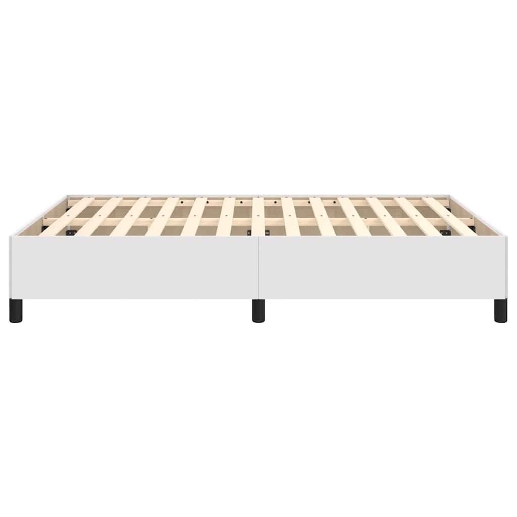 Giroletto senza Materasso Bianco 140x190 cm in Similpelle