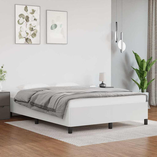Giroletto senza Materasso Bianco 140x190 cm in Similpelle
