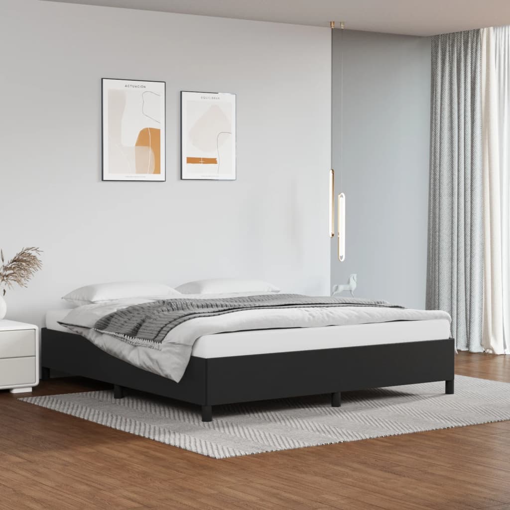 Giroletto Nero 160x200 cm in Similpelle | homemem39