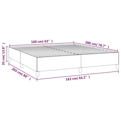 Giroletto senza Materasso Cappuccino 160x200 cm in Similpelle