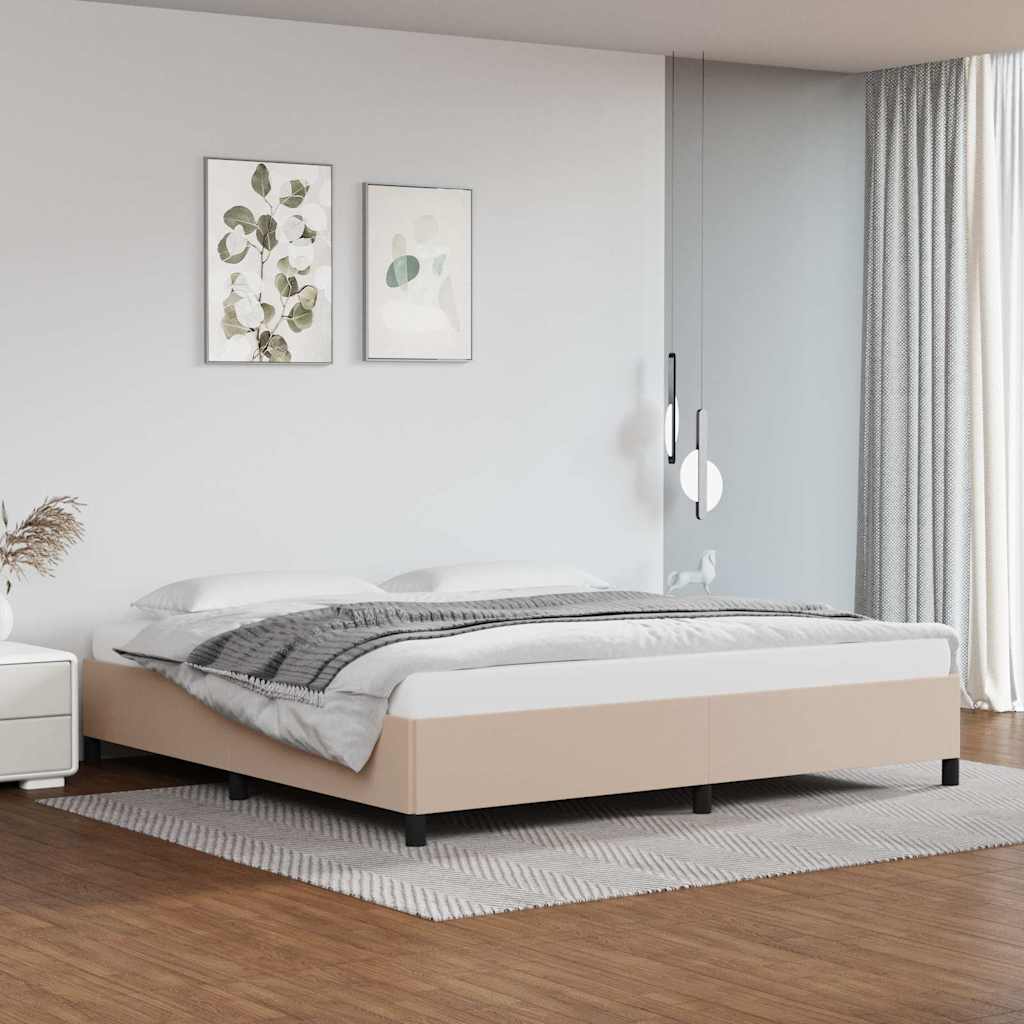 Giroletto senza Materasso Cappuccino 200x200 cm in Similpelle