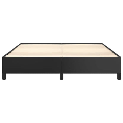 Struttura letto senza Materasso Nera 152x203 cm matrimoniale in Similpelle | homemem39
