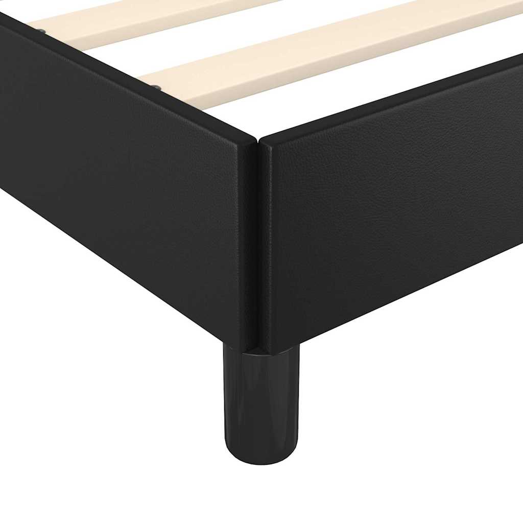 Struttura letto senza Materasso Nera 152x203 cm matrimoniale in Similpelle | homemem39