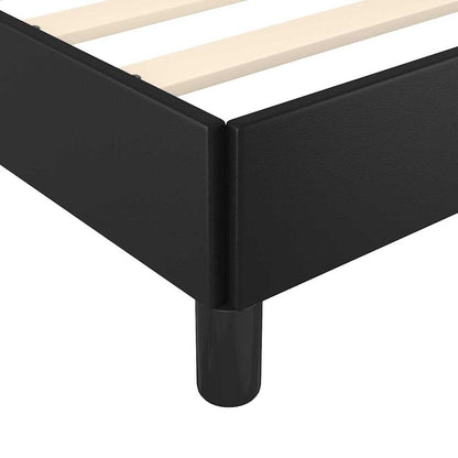 Struttura letto senza Materasso Nera 152x203 cm matrimoniale in Similpelle | homemem39