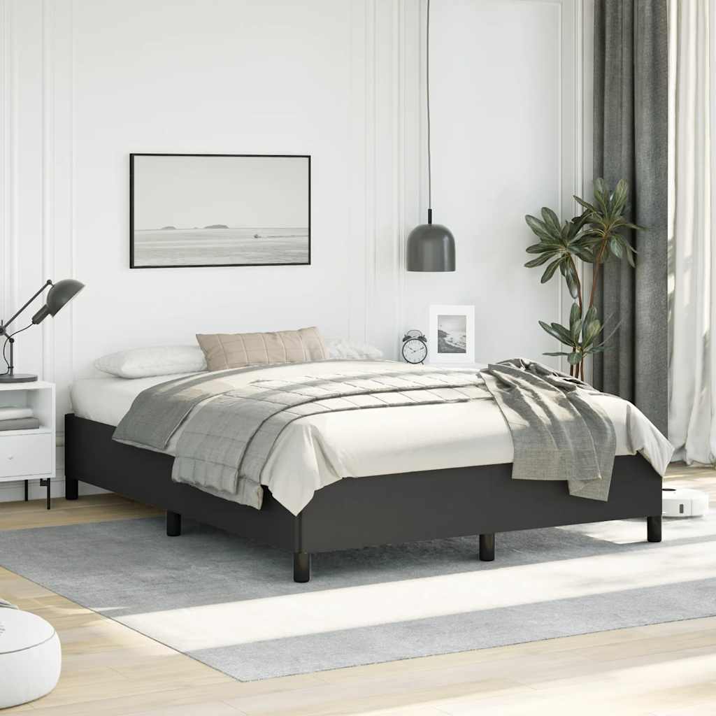 Struttura letto senza Materasso Nera 152x203 cm matrimoniale in Similpelle | homemem39