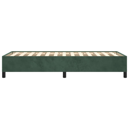 Giroletto senza Materasso Verde Scuro 90x190 cm in Velluto - homemem39