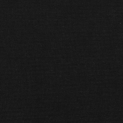 Giroletto con Testiera senza Materasso Nero 80x200 cm Tessuto - homemem39