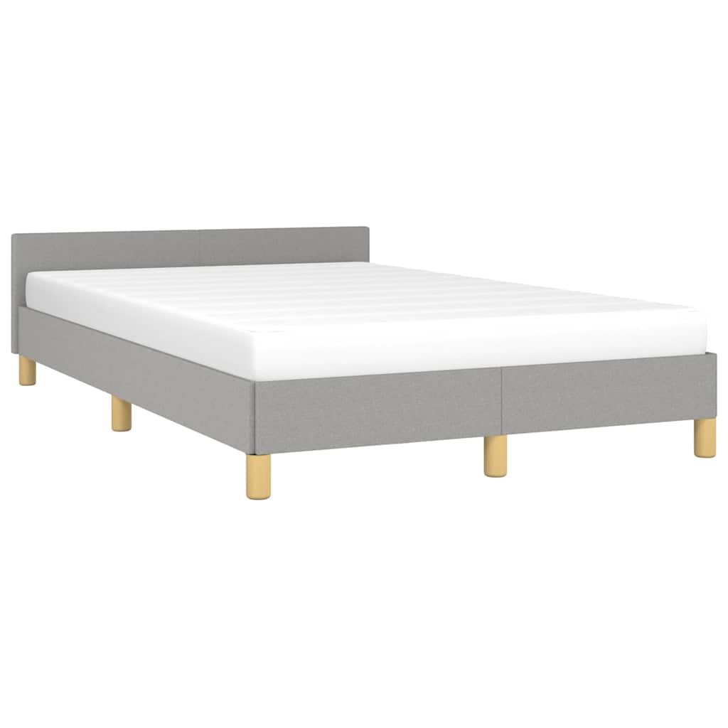 Giroletto senza Materasso Grigio Chiaro 120x200 cm Tessuto