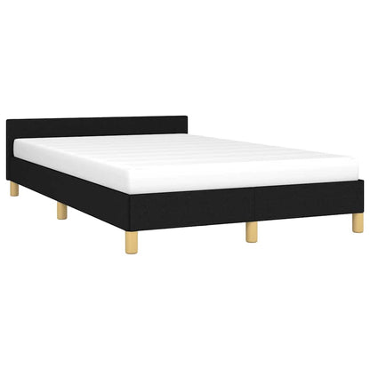 Giroletto senza Materasso Nero 120x200 cm Tessuto