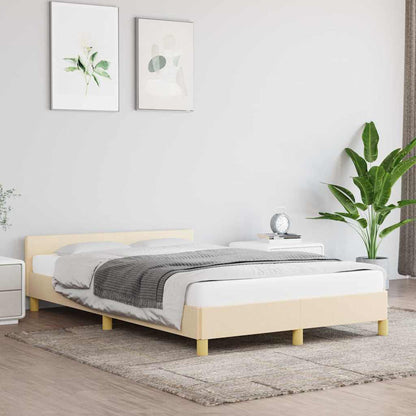 Giroletto senza Materasso Crema 120x200 cm Tessuto