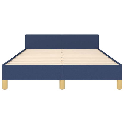 Giroletto con Testiera senza Materasso Blu 120x200 cm Tessuto - homemem39